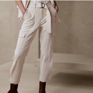 Banana Republic Slim Refined Stretch Cargo Pant Size 8 Tall